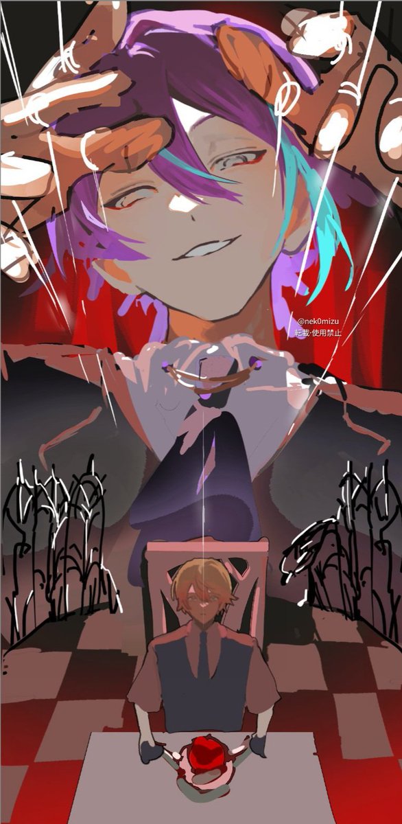 nek0mizu's tweet photo. ラフ https://t.co/TxFg8Vp1lb