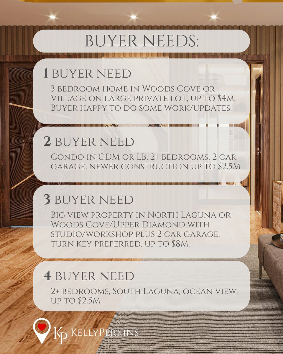 perkykell's tweet photo. Your home could be exactly what one of my buyers has been waiting for.

If you've been thinking about selling, your home may not even need to hit the market.

Connect with me through the link in my profile.

#KellyPerkins REALTOR® | DRE# 01932146 | Compass Real Estate https://t.co/pAK90AUE40