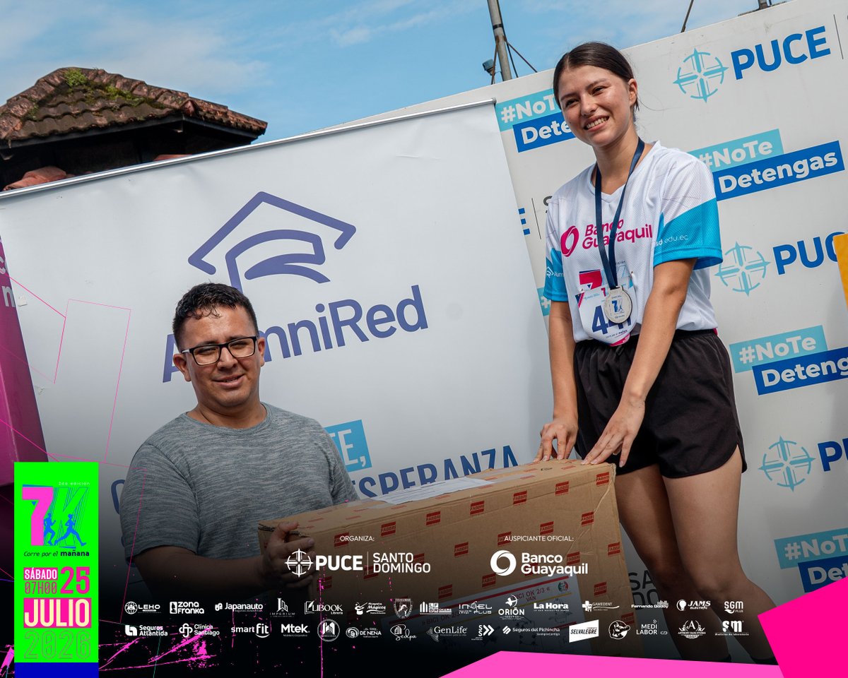 PUCE_StoDgo's tweet photo. #Carrera7K #PUCESD "Corre por el mañana" 2° edición.
🏅Con esfuerzo, disciplina y determinación, nuestros participantes demostraron que cada kilómetro recorrido valió la pena.
💙 Gracias por ser parte de esta iniciativa con propósito. Su entusiasmo hizo de esta segunda edición un verdadero éxito.
Más 📸: https://t.co/zBsJpglU00
#Carrera7K #PUCESD #CorrePorElMañana #31AñosPUCESD #AlumniRed #2°Edición #Runners #PUCESantoDomingo