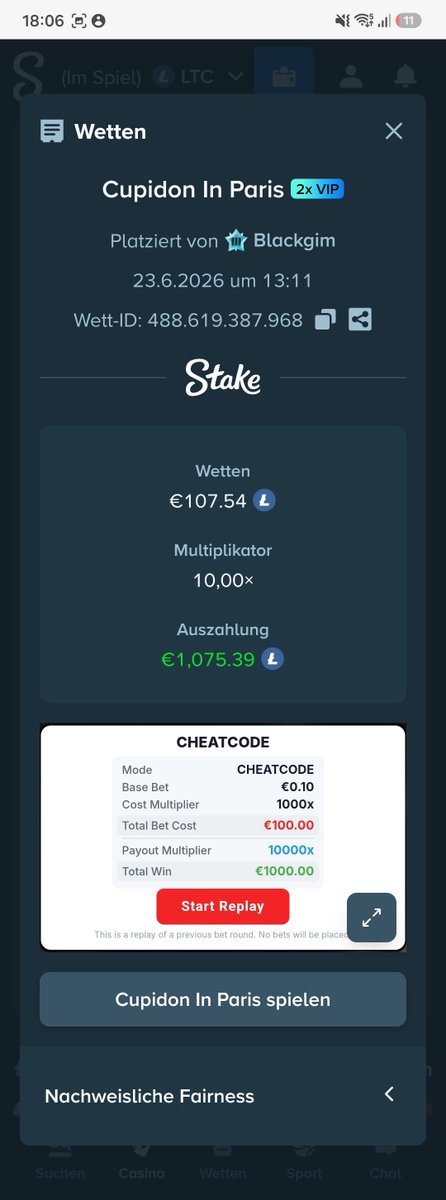 Blackgimi's tweet photo. @donut_slot @Stake Well i Had a Maxwin On one of your other slots and u didnt Doubled it and 1000% sure no one is going to get Profitable on this one ✌🏼🤔 https://t.co/iH1izDBIwG