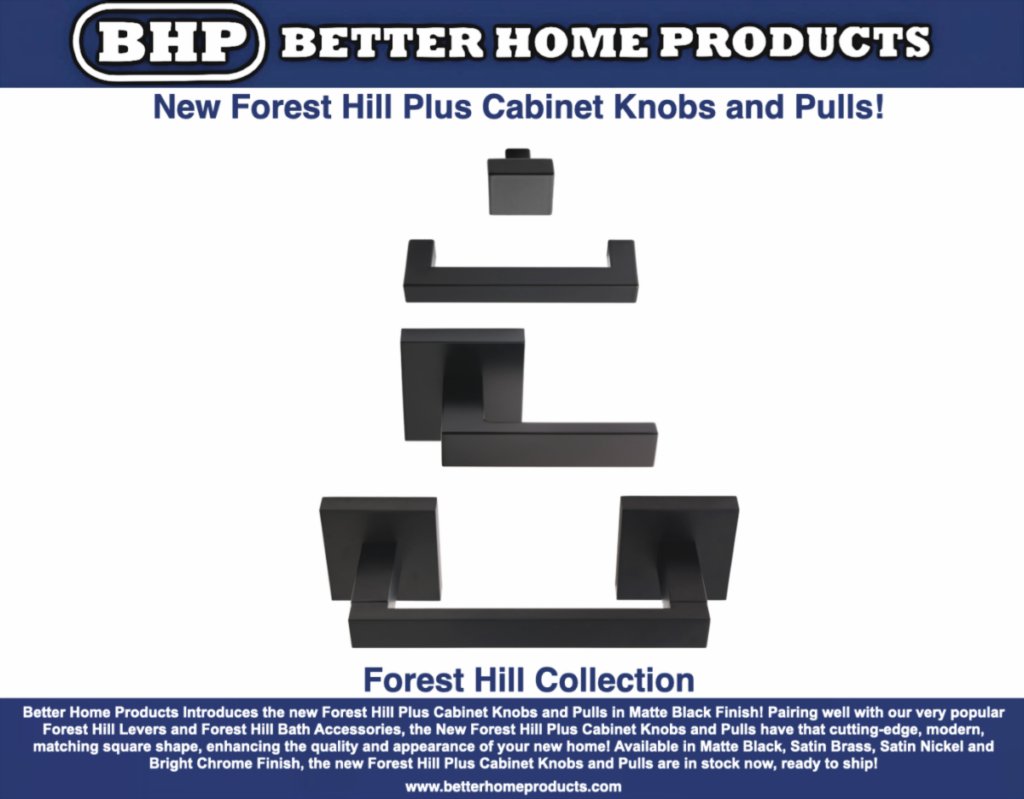 betterhomeprods's tweet photo. Better Home Products Introduces the new Forest Hill Plus Cabinet Knobs and Pulls in Matte Black Finish!

https://t.co/bDxx12izRJ https://t.co/2FxitYQQ5W