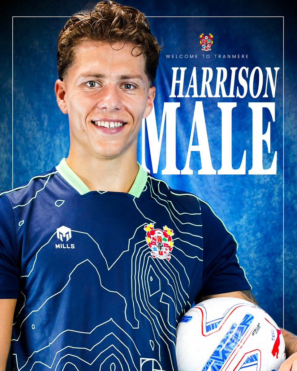 TranmereRovers's tweet photo. ✍️ Tranmere Rovers are delighted to announce the signing of goalkeeper Harrison Male on a one-year contract.

Read more: https://t.co/KqOPzQIshG

#TRFC #SWA https://t.co/r1g4VhJLTi