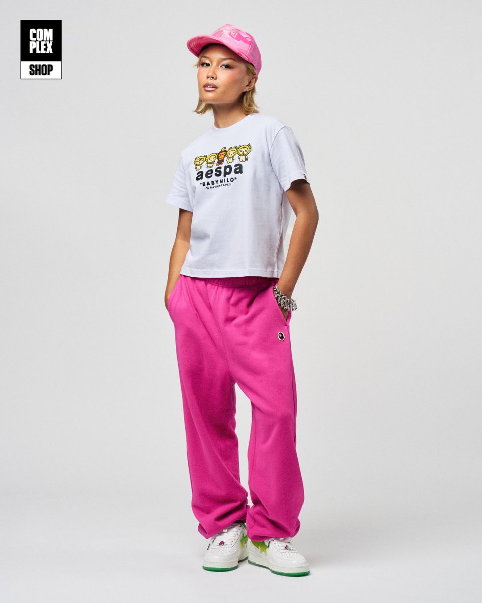 complex_shop's tweet photo. Introducing BAPE® x aespa. Get ready, get cæmoed up!

Available August 1 9 AM PST / 12 PM EST on https://t.co/gmUUjh5iEN.

#BAPExaespa #ABATHINGAPE #BAPE #BABYMILO #aespa @ComplexMusic @ComplexStyle @BAPEOFFICIAL @aespa_official https://t.co/AcayBnXVN5