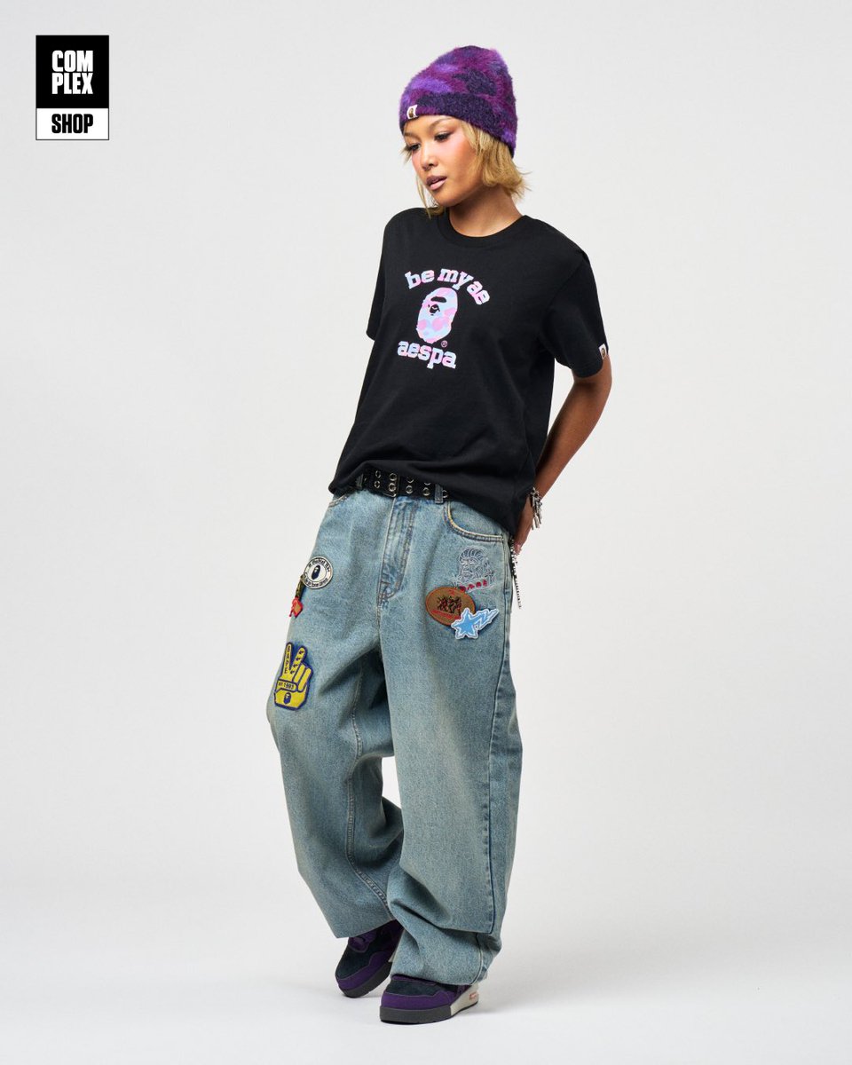 complex_shop's tweet photo. Introducing BAPE® x aespa. Get ready, get cæmoed up!

Available August 1 9 AM PST / 12 PM EST on https://t.co/gmUUjh5iEN.

#BAPExaespa #ABATHINGAPE #BAPE #BABYMILO #aespa @ComplexMusic @ComplexStyle @BAPEOFFICIAL @aespa_official https://t.co/AcayBnXVN5