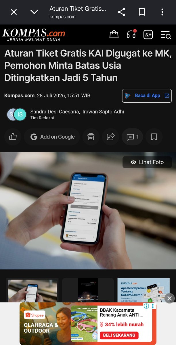 ImiDoank's tweet photo. Semoga gugatannya dikabulkan ✊️✊️✊️

@KAI121 https://t.co/BWbCNuJdej