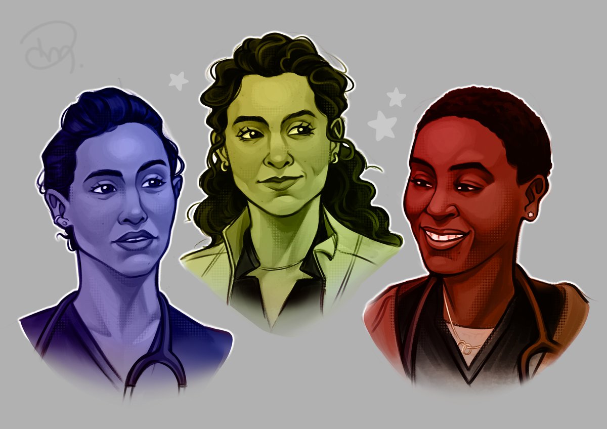 ddynix_'s tweet photo. Woman of The Pitt! (3/4)
#yolandagarcia #baranalhashimi #heathercollins
#thepitt https://t.co/Lv2RSS5bxb