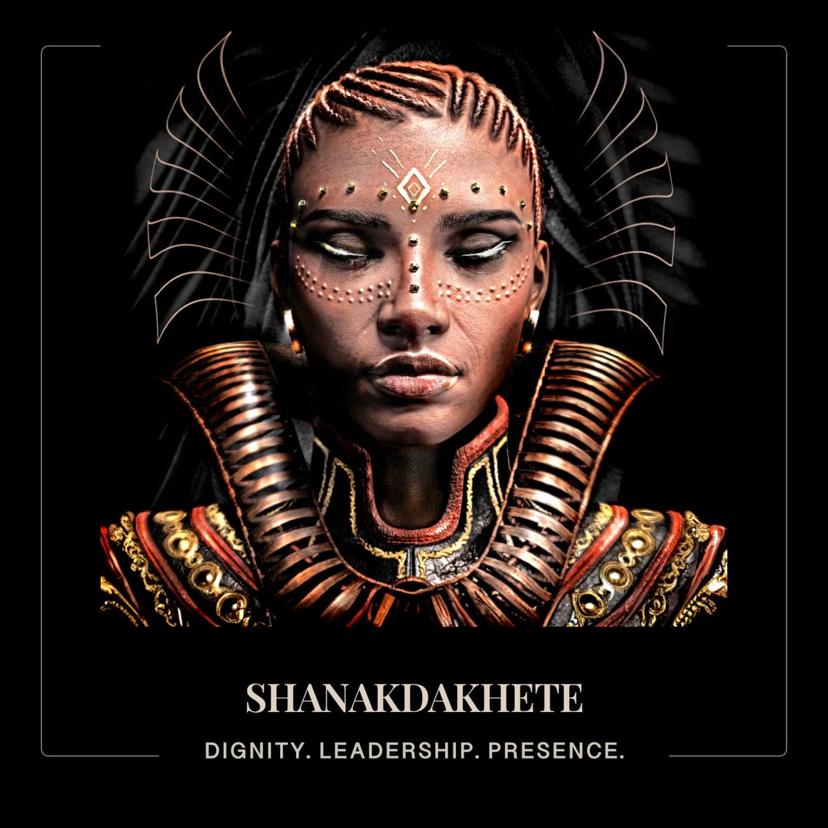 WarriorQueens_'s tweet photo. Queen Amanishakheto
Composure. Elegance. Power.

Queen Shanakdakhete
Dignity. Leadership. Presence.

Explore the collections:
https://t.co/zfnAY0QtDM
https://t.co/1xnOrCITT1 https://t.co/C8Sk1iKRp9