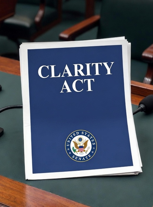 BitcoinArchive's tweet photo. BREAKING: CLARITY ACT CLOTURE VOTE UNLIKELY THIS WEEK 🚨

🔸 Russia/Iran sanctions bill expected to take precedence. 

🔸 Industry leaders say attention is shifting to next week.

🫡 @EleanorTerrett https://t.co/7Lbpql6pVw