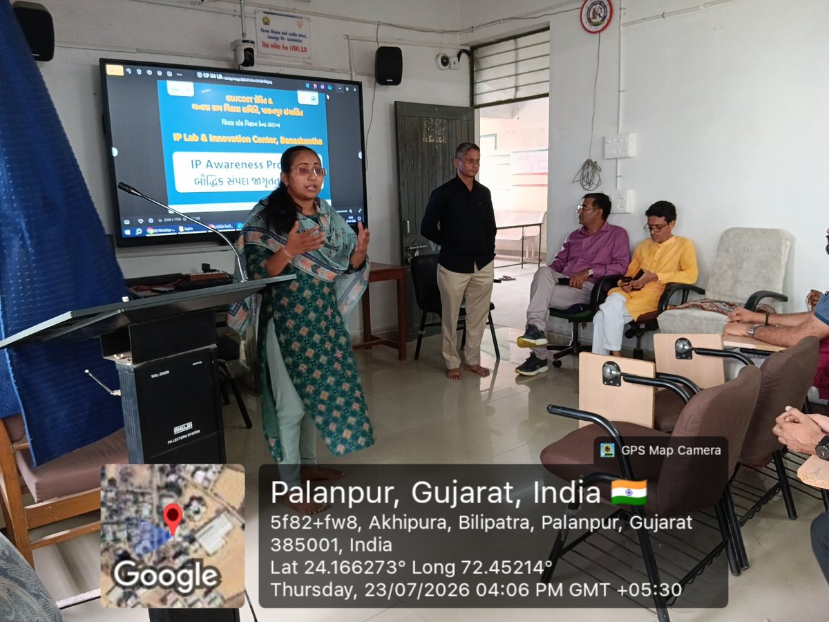 InnovationIP_BK's tweet photo. Empowering educators through Intellectual Property awareness! 📚💡Successfully conducted an IP Awareness Program for teachers at DIET Palanpur,promoting innovation, creativity, and the importance of Intellectual Property Rights.
Together, let's inspire a culture of innovation.🇮🇳 https://t.co/yw3QHVAkA9