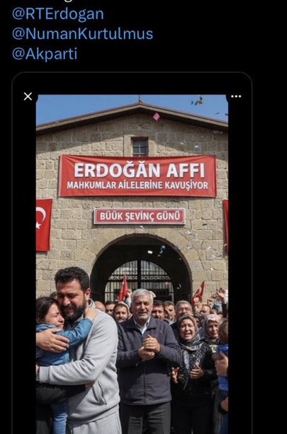 GlmserAksu1's tweet photo. DevletAna ÖksüzBırakma
@RTErdogan 
Sn Cumhurbaşkanımız 2026 yılı af özgürlük adalet barış yılı olsun anneler ağlamasın evlatlar babalarına kavuşsun adalet gelsin hasret bitsin EşitYasa EşitAf https://t.co/YrtnISurUs