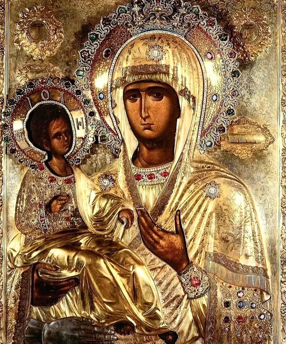 orthodox_33ad's tweet photo. Icon of the Most Holy Theotokos “Tricherousa” (Three-Handed) https://t.co/iG0AmPQ8gx