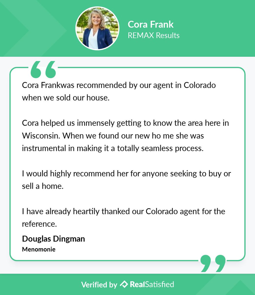 cora_frank's tweet photo. I’m sincerely honored by clients like this.
See my reviews: https://t.co/qcpmTI8cB3
via @realsatisfied https://t.co/hhEEssluzk