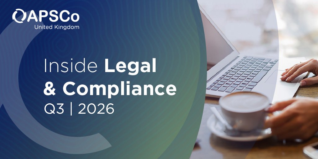 APSCo_org's tweet photo. New for members: #InsideLegalandCompliance Q3 2026 is now available 💼🌟

Stay up to date with the latest legal and compliance developments affecting the professional recruitment sector.

Members can download here: https://t.co/nGlNmzOhfp https://t.co/F3dnan9ySC