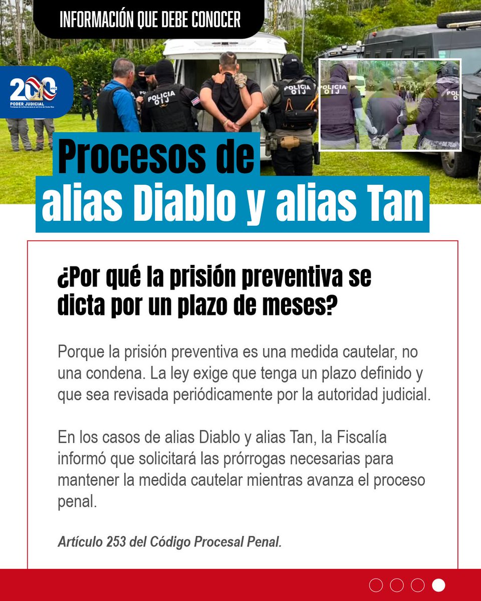 PoderJudicialCR's tweet photo. Información que debe conocer https://t.co/deSutMhYAz