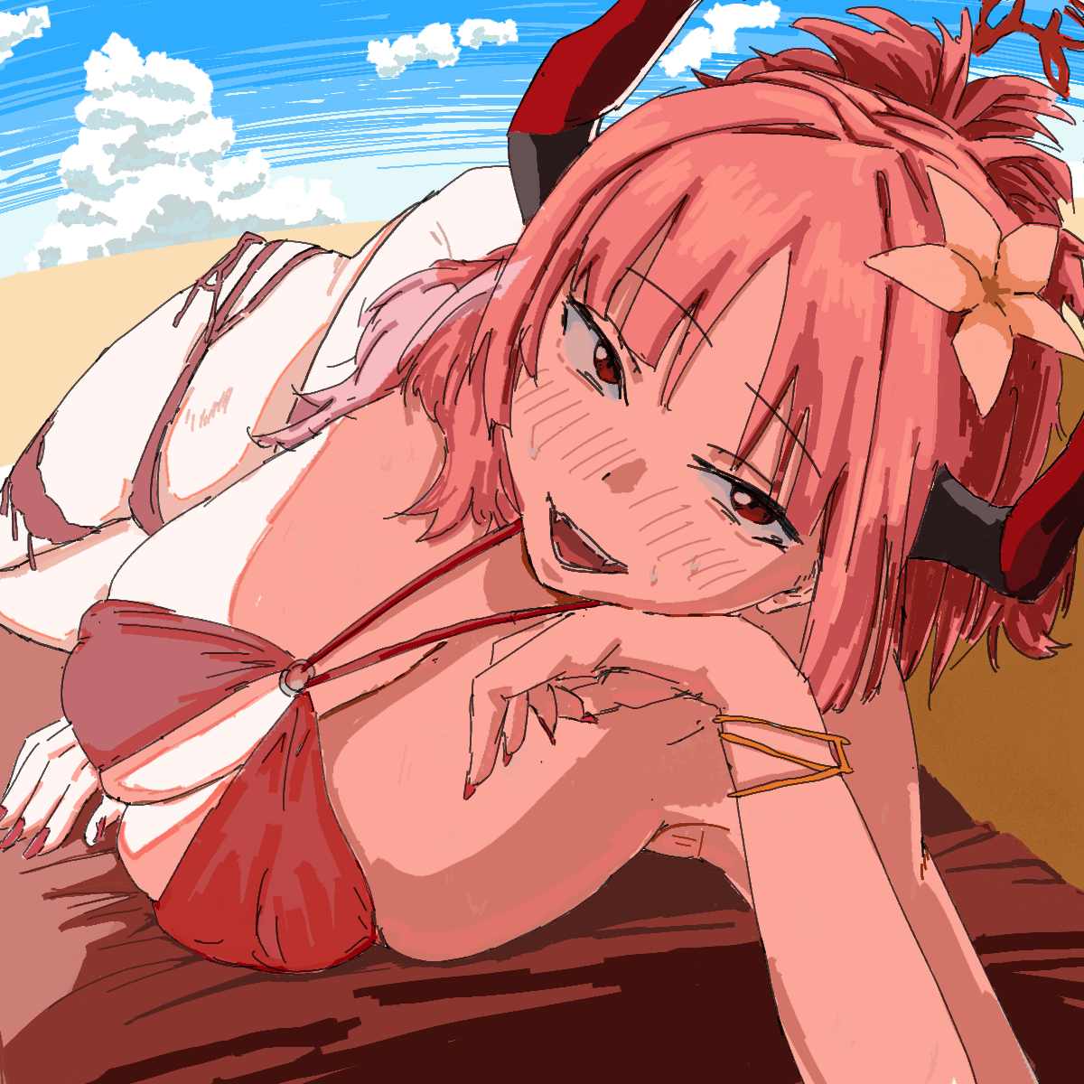 bamotiti's tweet photo. 水着サツキ
＃ブルアカ https://t.co/hn6Ut5JTf3