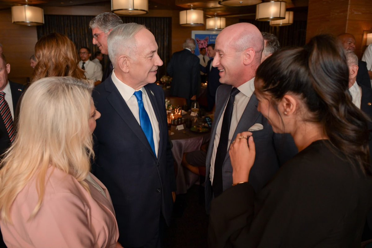 netanyahu's tweet photo. Last night, Sara and I joined Lindsey Graham’s family and friends in Washington to honor his memory.

America lost a great patriot. Israel lost one of its greatest friends. And I lost a dear friend.

Lindsey’s courage, friendship and commitment to our alliance will never be forgotten.