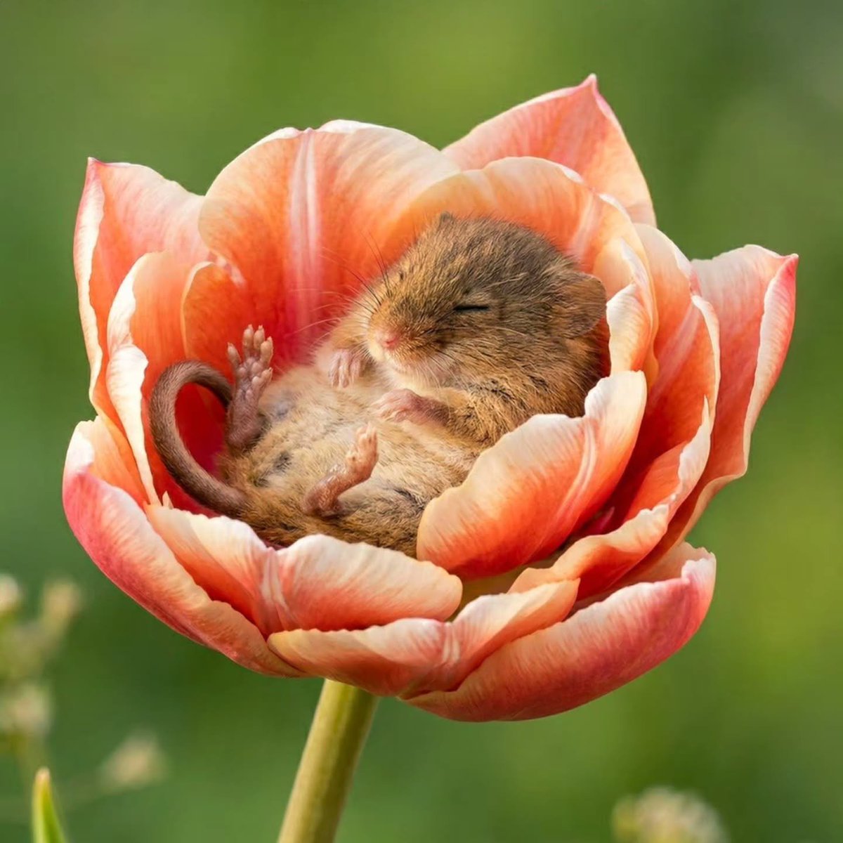 AcervoCharts's tweet photo. Ratos-do-campo dormem dentro das flores quando ficam cansados. https://t.co/eVAq7wbfjm