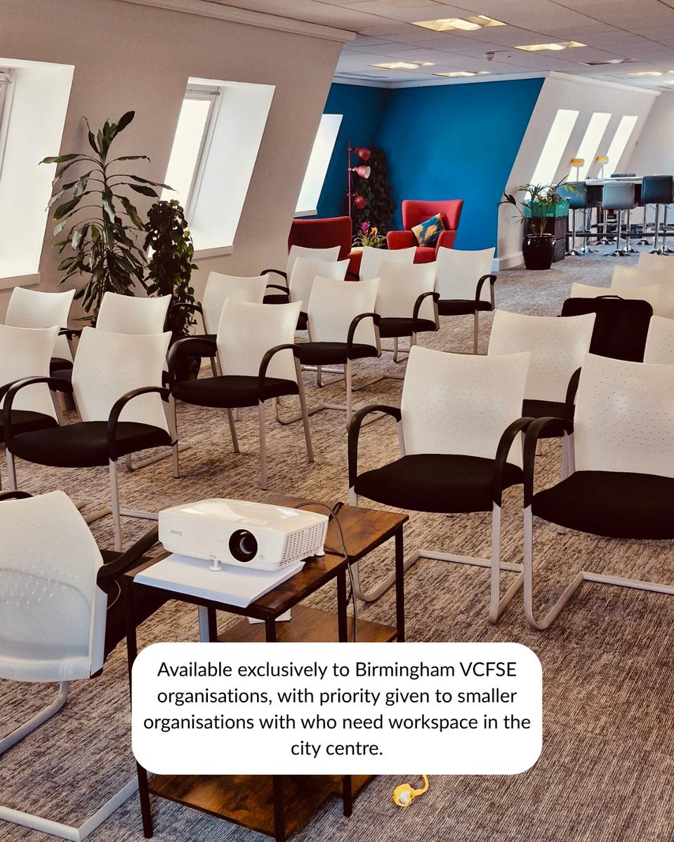 BVSC's tweet photo. 📣 New coworking space for Birmingham VCFSE groups in central Birmingham!

Discover affordable #CoworkingHub in #Birmingham for #VCFSE organisations. Hot desks, meeting rooms &amp; collaborative areas. Opening offer of £6/day. Apply now!

https://t.co/MSHxnEwXbS https://t.co/ZR5oI1AkY9