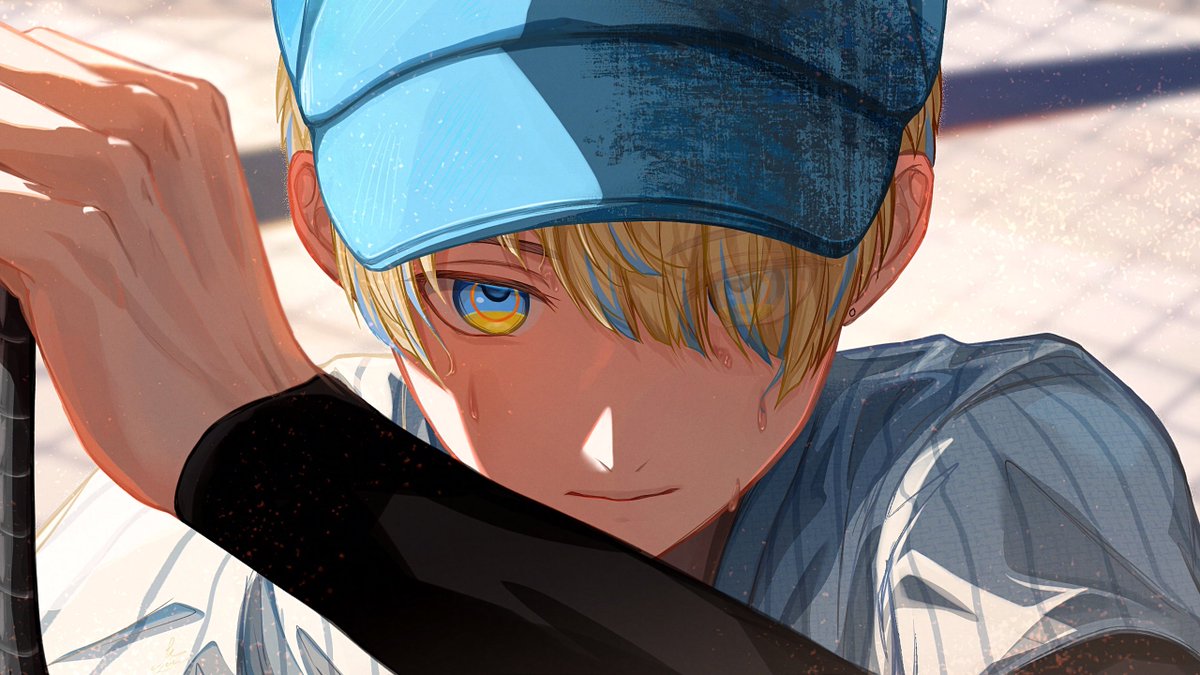 siyoumasse2's tweet photo. 朝晴高校の緋八⚾️

#にじさんじアルプススタンド https://t.co/sYVaraf52m