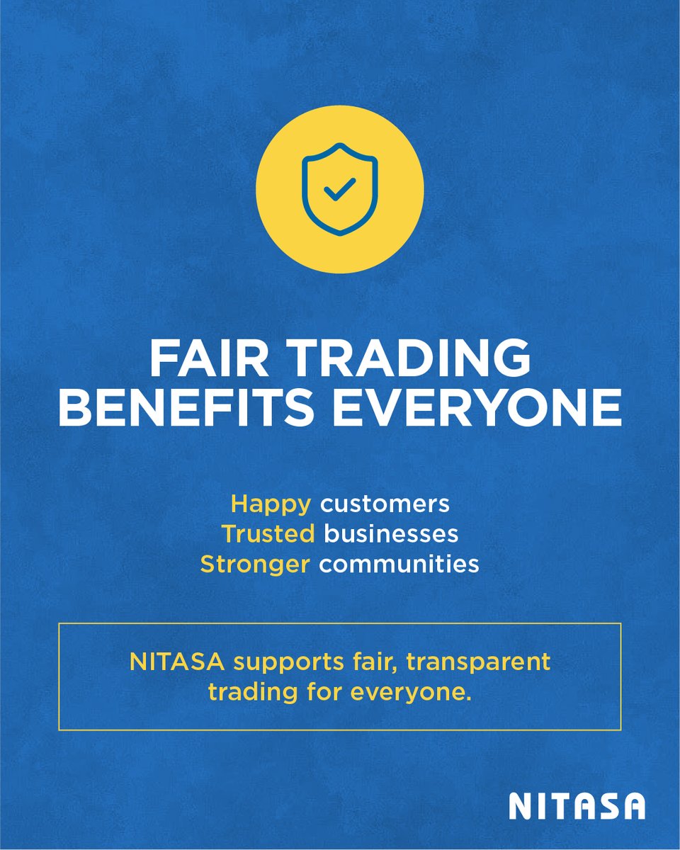 Nitasa_ZA's tweet photo. Card or cash? The price should stay the same.
Fair and transparent pricing helps build trust between traders and customers, creating stronger businesses and communities. Stay informed. Stay connected. Stay empowered. #NITASA #FairTrading #InformalEconomy #SupportLocal https://t.co/WMpNPZl2Tg