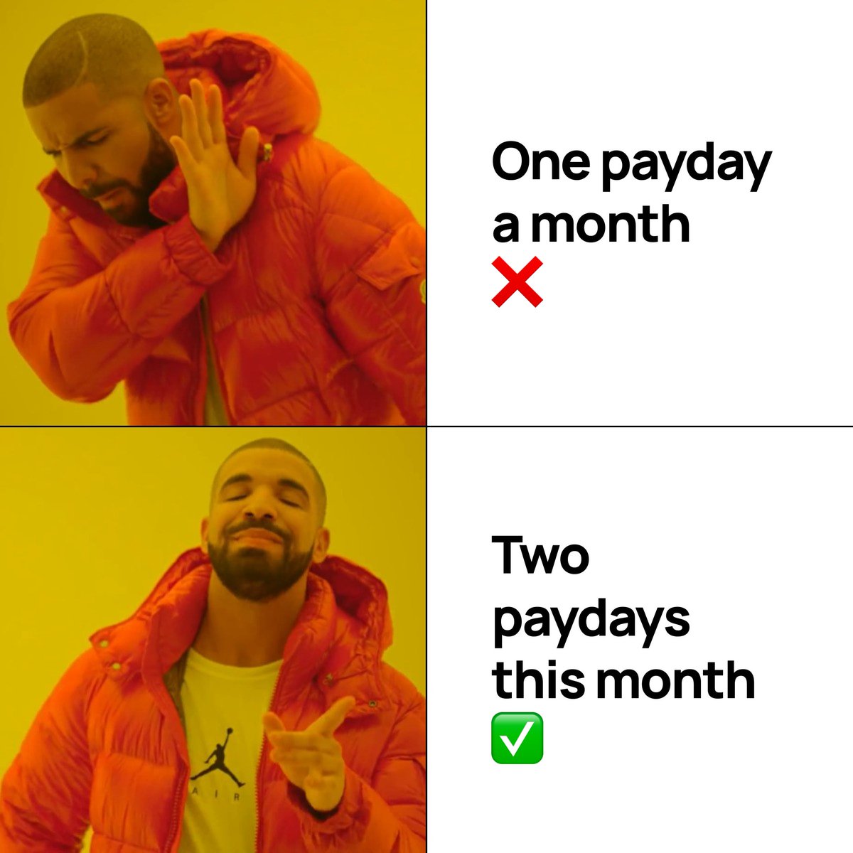 Tap_Fintech's tweet photo. Manifesting this energy all month 🙌

Find out how to enter :  https://t.co/f3PTzlpS4c 👀 https://t.co/jtVYnTqIcq