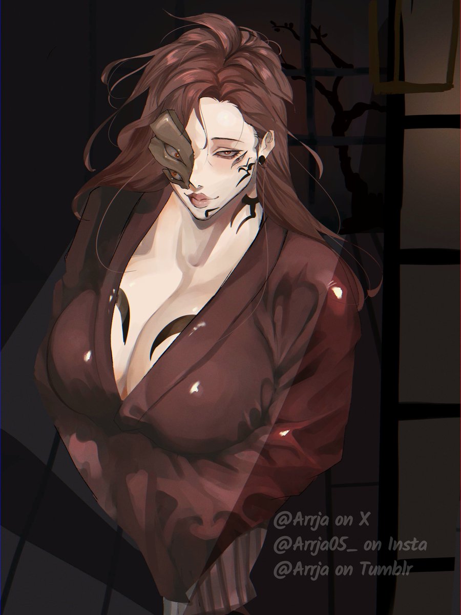 Arrja_'s tweet photo. I KNOW IT'S BEEN A LONG TIME SO im back with another FemKuna muehehe🤧

#Sukuna #Jujutsukaisen #Fanart #Jjktwt https://t.co/1u7seoRSEC