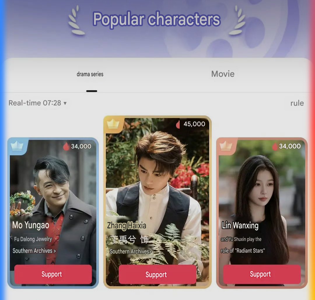 SouthernA_TMON's tweet photo. Haixia and Mo Yungao leading the way as Top 1 and Top 2 in Douyin

#archivesthenanyangmystery #DingYuxi https://t.co/Oz9t8ALOaq