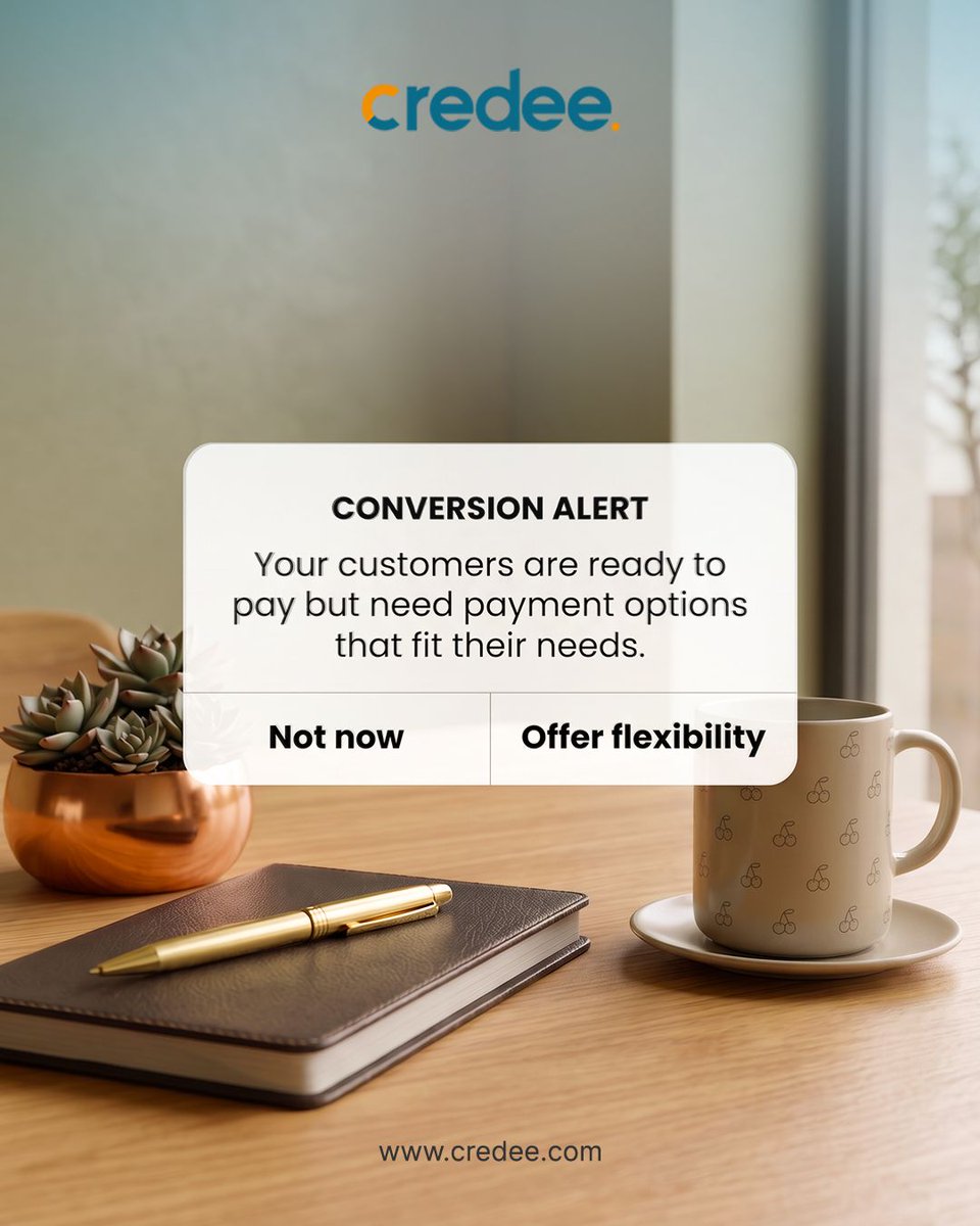 CredeeUk's tweet photo. When customers are ready to pay, the right checkout experience can make all the difference.

Credee helps your business offer personalized payment pathways that make it easier for customers to complete payments and increase conversions.

#Credee #CredeePaymentPlan https://t.co/YQ0bPcWLWt