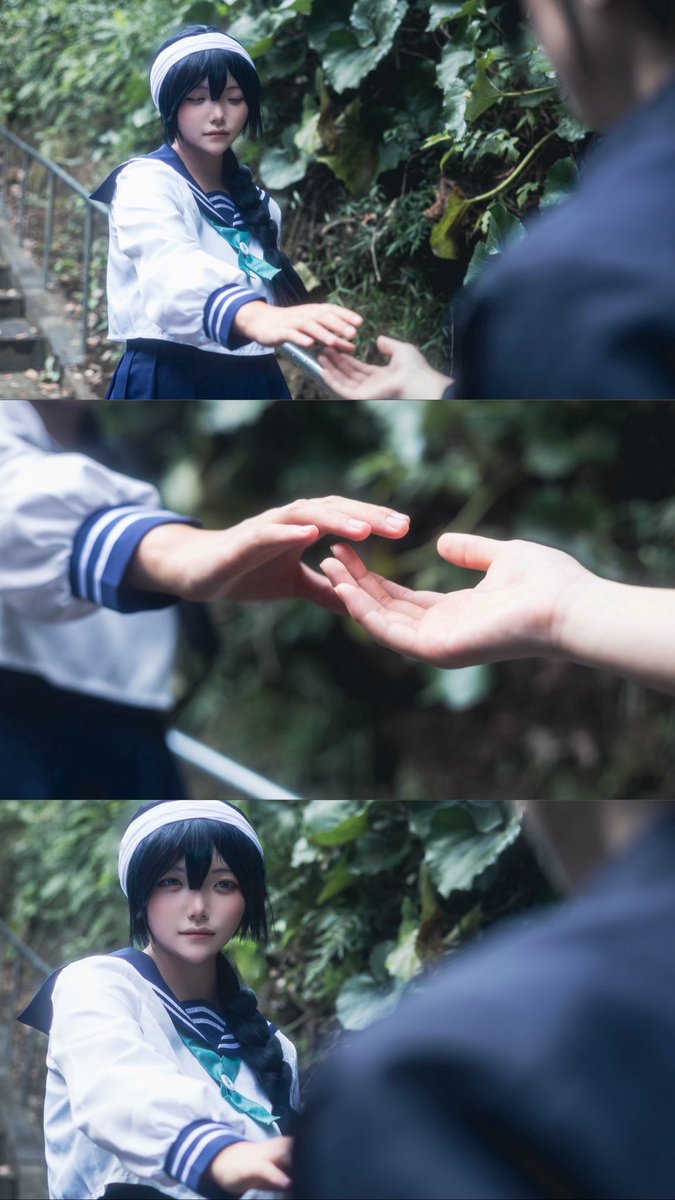 ul0zj's tweet photo. cosplay 呪

＿＿＿帰ろう、理子ちゃん。 https://t.co/JQSGCgTOGW