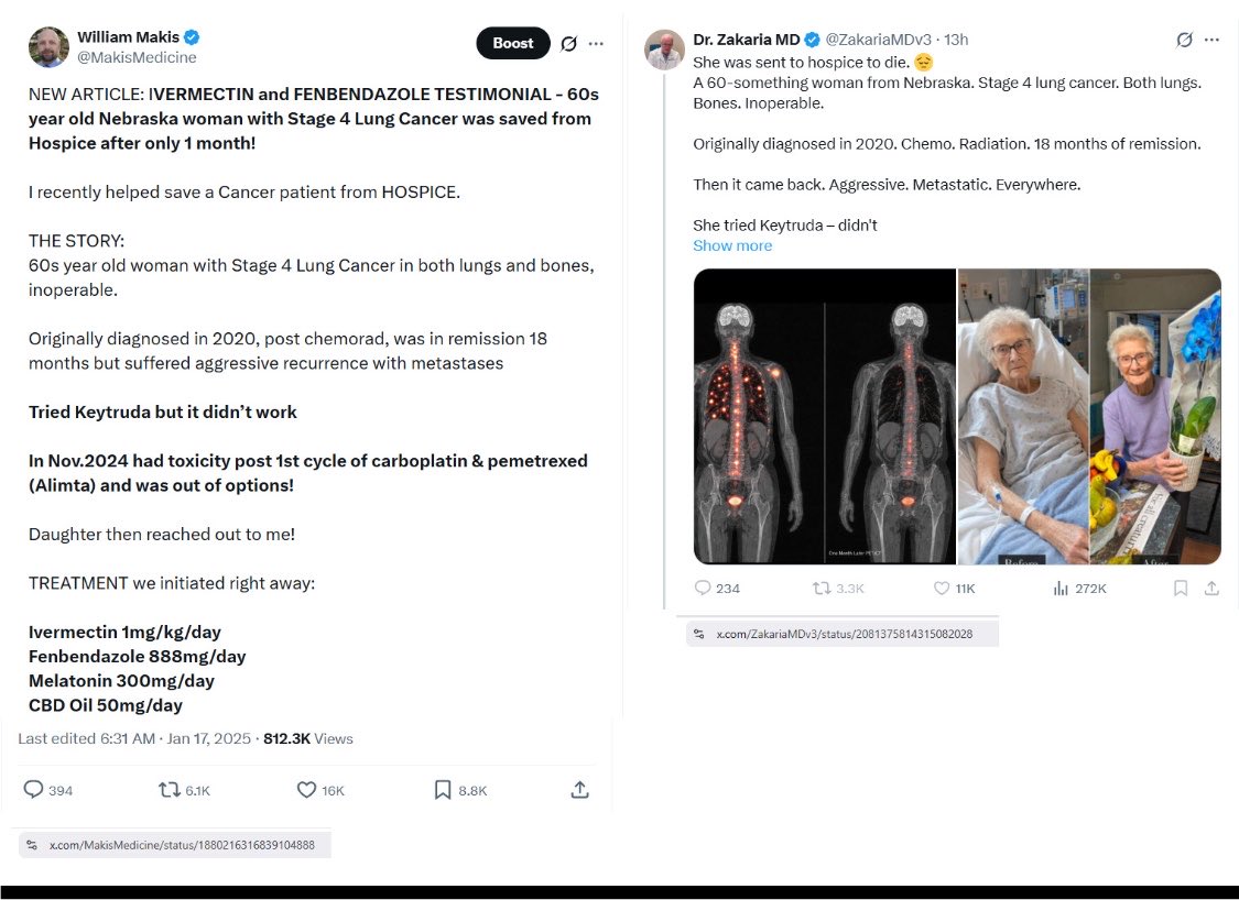 DrGerardMD's tweet photo. BREAKING NEWS: Ivermectin Cancer testimonials are being stolen on X, and fake stock photos are being inserted into them

There is a Cameroon, Africa based X account @ZakariaMDv3 that is posting stolen content (cancer success stories) and is inserting fake photos into it. https://t.co/GDPTz1v8QA