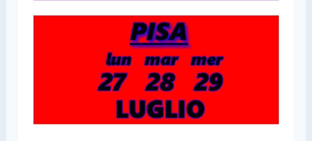 Michelalamora's tweet photo. Pisa ancora oggi e domani https://t.co/AGPjfouvC8