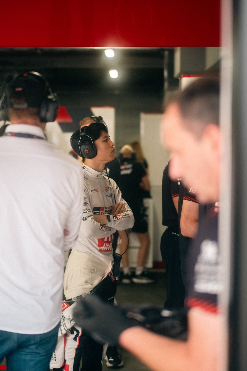 RaceSho's tweet photo. 今日はほとんど乗れなかったから明日は乗れるといいな😊
#TPC  #HAAS  #TGR #F1 https://t.co/s8cEIhh3dn