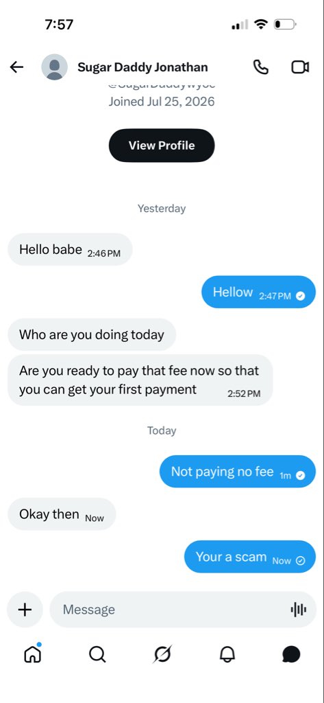 OnlyHisQueen1's tweet photo. Look at this scammer lol this is sad https://t.co/BlEwl89Agm