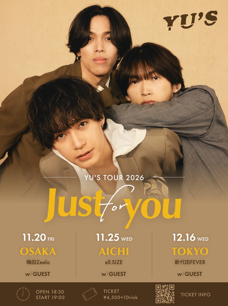 skream_japan's tweet photo. YUTORI-SEDAI、"YU'S"（ユーズ）へ改名。8/19デジタルEPリリース決定、明日7/29「yume」先行配信。東名阪対バン・ツアー開催も https://t.co/cfDZP2Lr01 https://t.co/2cvn54NBaf