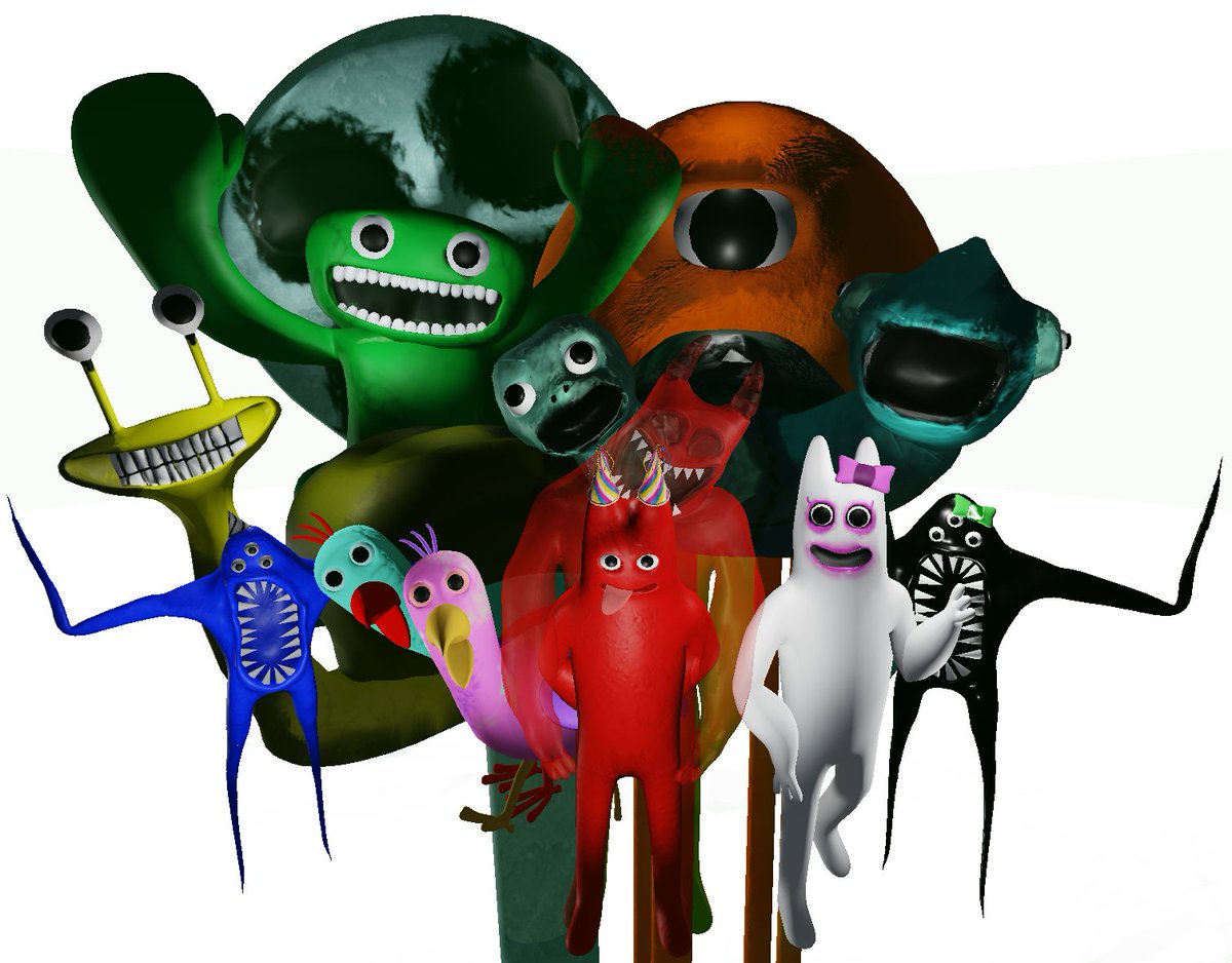 dingdingledude's tweet photo. DAY 10 of making #gartenofbanban renders until a new LTTTA teaser drops - Entering the Kindergarten (gobb 1-3 cast) https://t.co/EPSkzdvFg9
