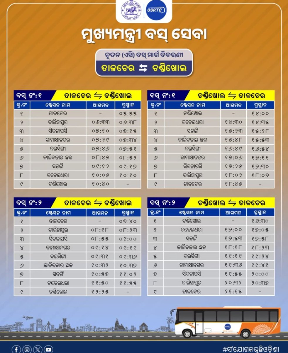 Pingua1234's tweet photo. @OSRTC_Odisha @CTOdisha @NALCO_India @mahanadicoal @JindalSteel_In @ntpclimited ଏହି ବସ୍ ସେବା କେବେ ଠାରୁ ଆରମ୍ଭ କରାଯିବ, ଯଥାଶିଘ୍ର ଏହି ବସ୍ ସେବା ଆରମ୍ଭ କରାଗଲେ ଆମେ ଉପକୃତ ହେବୁ 🙏🎈🙏 https://t.co/Du3dDX8sCz