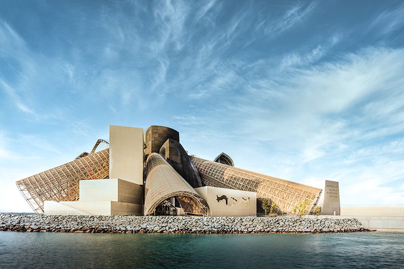 designboom's tweet photo. frank gehry's @guggenheim_ad to open december 2026 on saadiyat island https://t.co/sioYFagRcM https://t.co/hzOjjJZnDa