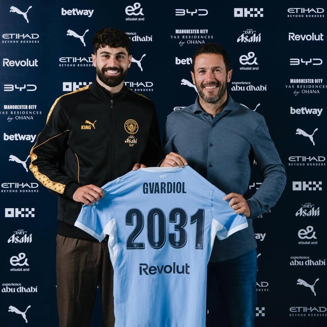 City_Xtra's tweet photo. OFFICIAL: Josko Gvardiol has signed a new five-year contract at #ManCity until the summer of 2031. https://t.co/v9vBEDEJDG