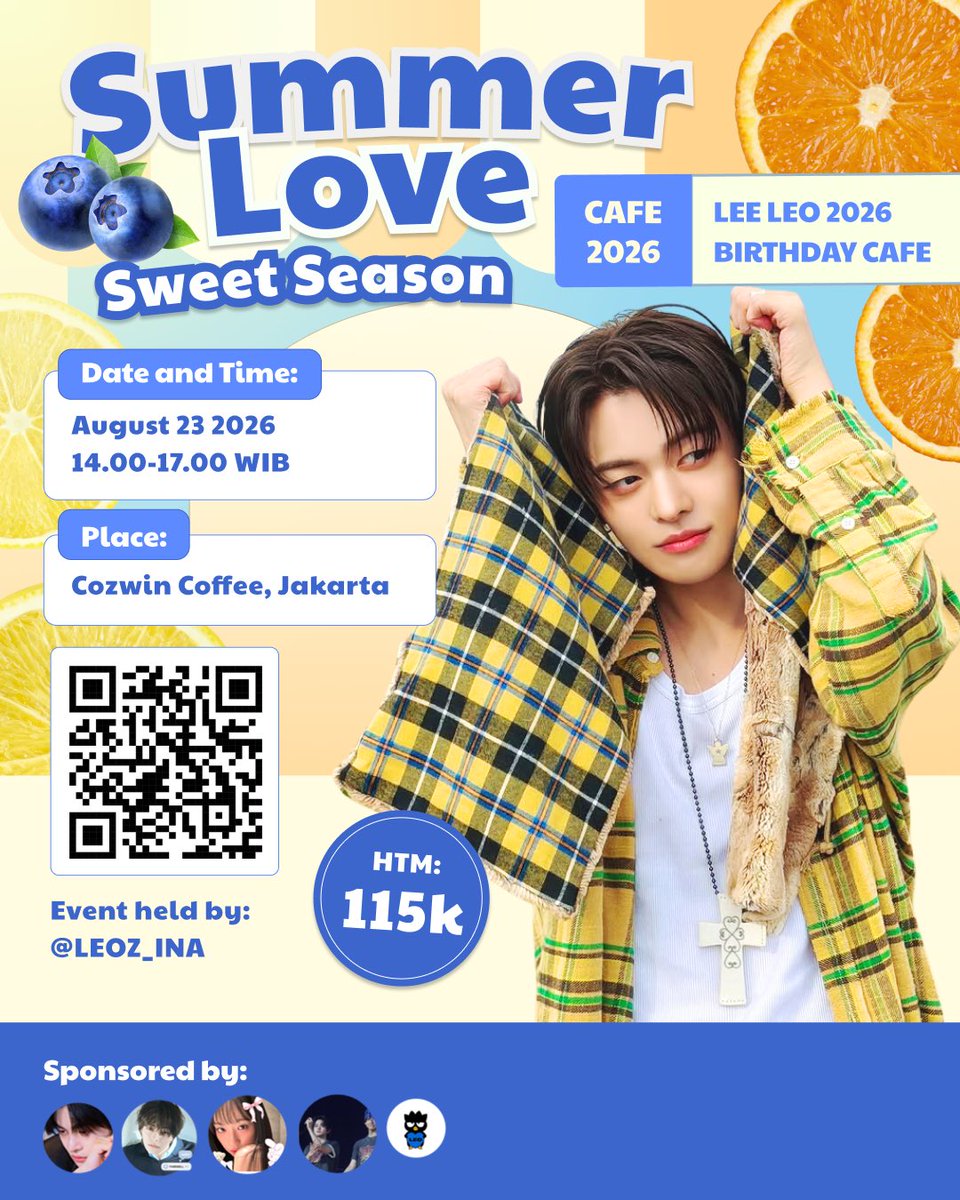 leowonlip's tweet photo. [𝗝𝗔𝗞𝗔𝗥𝗧𝗔] 𝗦𝗨𝗠𝗠𝗘𝗥 𝗟𝗢𝗩𝗘 𝗦𝗪𝗘𝗘𝗧 𝗦𝗘𝗔𝗦𝗢𝗡 – 𝗟𝗘𝗢 𝗖𝗔𝗙𝗘 𝗘𝗩𝗘𝗡𝗧 𝟮𝟬𝟮𝟲 

📅 Minggu/ 23 Agustus 2026
📍 Cozwin Coffee
🕒 14.00 – 17.00 WIB
🎟️ 115k
🔗 RSVP: https://t.co/yTlYoBpzax

⚠️ Slot terbatas!

#SweetSummerWithLeo https://t.co/PGd6r43ljj