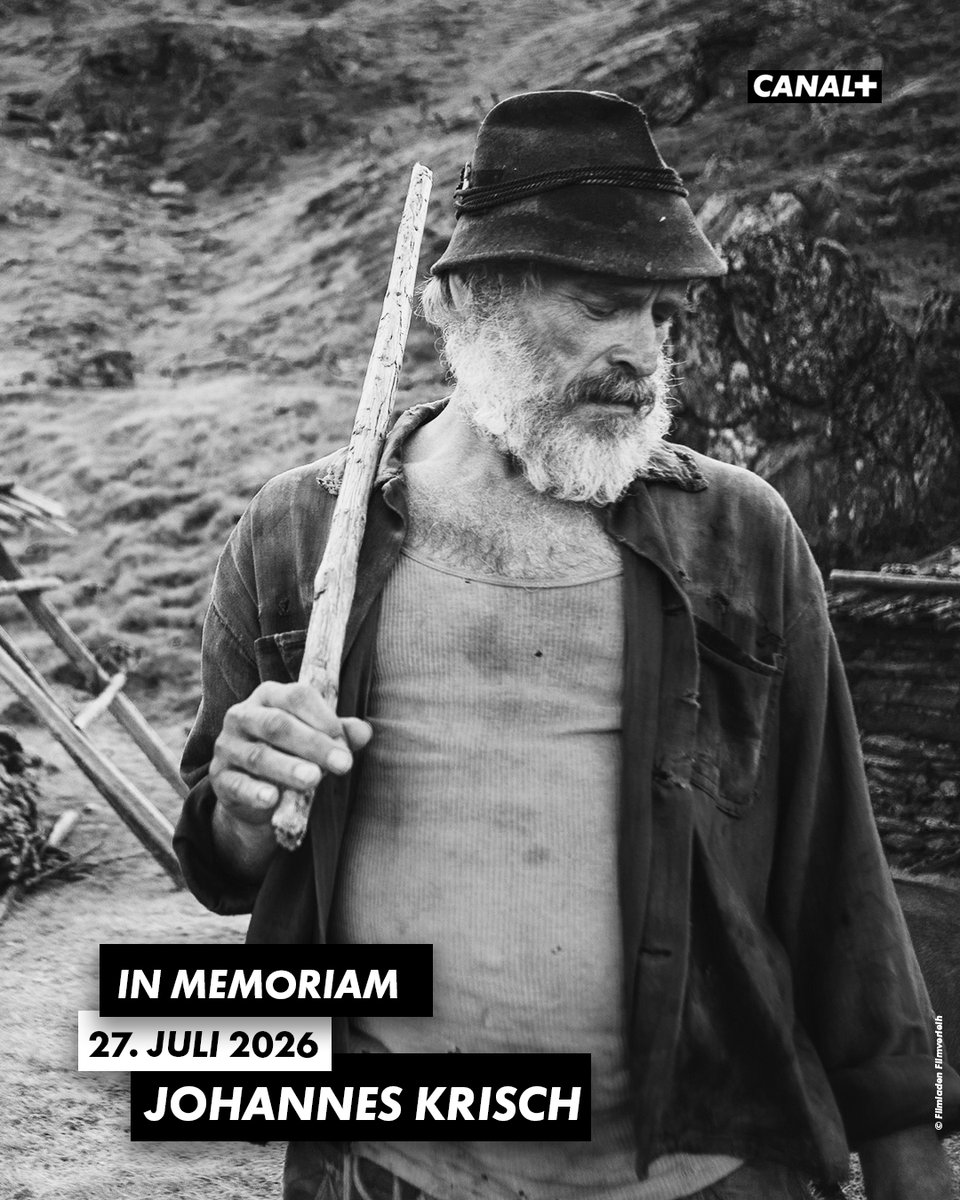 canalplus_at's tweet photo. Mit großer Trauer nehmen wir Abschied von Johannes Krisch, der gestern im Alter von nur 59 Jahren verstorben ist.

Zu seinem filmischen Schaffen zählen u.a. Märzengrund und Wald, die in der CANAL+ App gestreamt werden können und sein künstlerisches Wirken weiter lebendig halten. https://t.co/4hE0JT21FP