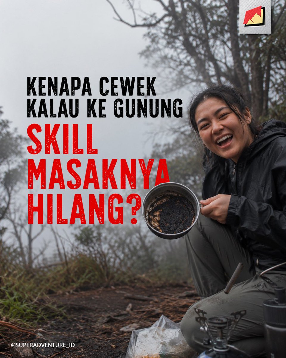 adventure_super's tweet photo. Eh ini cuma penasaran aja yak, tidak bermaksud :D
Soalnya disekitar gue dan lihat pendaki lain rata-rata yang masak cowok...
#INIRASANYASUPER
#SUPERLIVE
#SUPERADVENTURE
#FUNFACT https://t.co/3M3gbDb99N