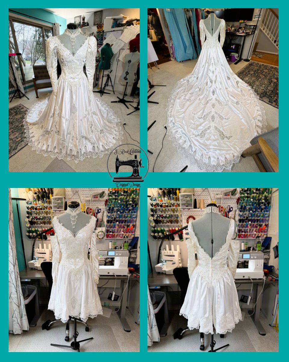 S_RockCustom's tweet photo. Transforming mom’s wedding dress into a cute custom look for my bride’s bridal era events.
https://t.co/rYmLNHI2nS
#HeirloomTransformation #BridalEra #WeddingDressTransformation #SecondLook #CustomSewing #SewingWithLove #SomethingOld #SomethingNew #BridalStyle #DanceAllNight https://t.co/dyOoqgaZEf