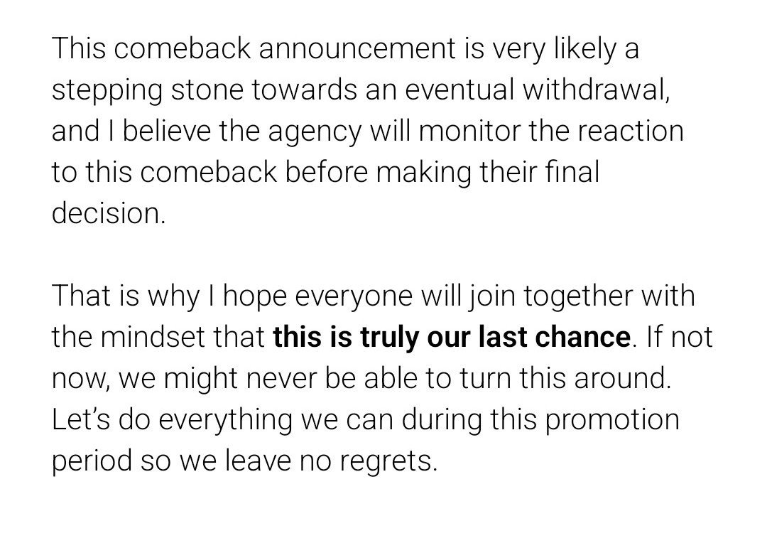 geonbloom's tweet photo. english translation of this spin-spin message. it addresses how wakeone might be monitoring reactions to the upcoming comeback and how that will play a part in their decision regarding geonwoo. please read everyone!! 🙏 https://t.co/I0QzYTHRuK