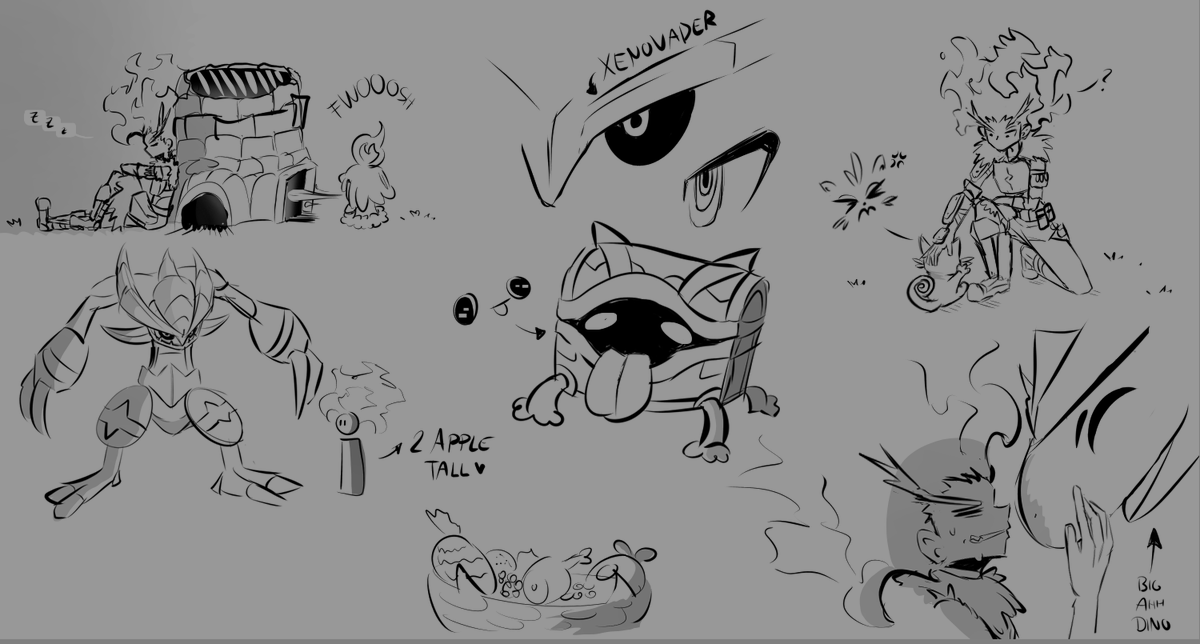 rrsdigit's tweet photo. palworld doodles https://t.co/rVJT8WusIH