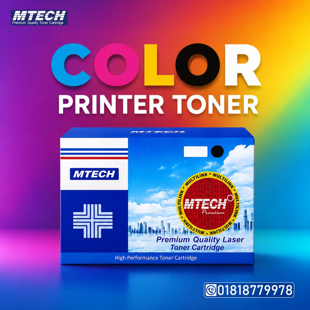 TonerMtech's tweet photo. Bring every print to life with vibrant colors and sharp details. 🌈🖨️

Choose MTECH Color Printer Toner for reliable performance and sharp, vibrant prints every time.

📞 01818779978
🌐 https://t.co/s3vFUFjBoG

#MTECH #ColorPrinterToner  #LaserToner  #OfficePrinting #Bangladesh https://t.co/TLd2mRr8VW