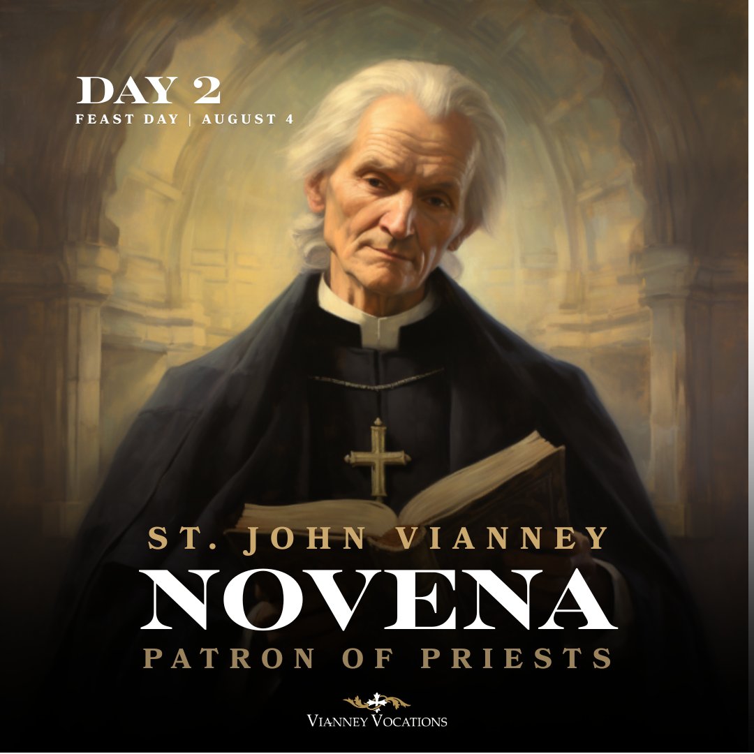 SFPriest's tweet photo. Day 2: July 27th 🙏

Pray the St. John Vianney novena with us! https://t.co/grCSI84oFb https://t.co/gBA51HXPnz