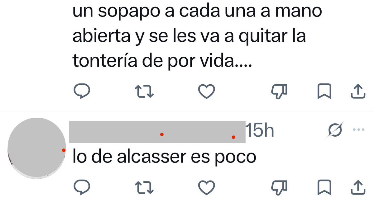 PDuchement's tweet photo. Del último linchamiento en redes sociales a menores bullies y la campaña de difusión de sus datos personales (incluidos los de la víctima🤦‍♂️), nada me ha sorprendido:

Ni sus caras, ni capturas de los perfiles de las menores, ni las caras y perfiles de sus familiares, ni comunicaciones privadas, ni gente hablando de destruir sus vidas, agredirlas, conseguir que se suiciden o entonando el “a por ellas”… Nada.

Lamentablemente, entraba “dentro de lo esperado”.

Pero, lo de asegurar que lo que les harían sería peor que secuestrarlas, torturarlas, violarlas en grupo, asesinarlas y enterrarlas en una fosa… reconozco que sí: Eso me parece un extremo demasiado terrible hasta para Twitter.

Lo peor es que, esta panda de bullies que se suman al linchamiento, creen estar del lado de las víctimas… cuando acaban de usar algo tan grave como esto para cuñadear por redes sociales, sin respeto, ni por las fallecidas del crimen, ni por sus familias.

Demasiado por hoy.

Cierro twitter para lo queda de día.
