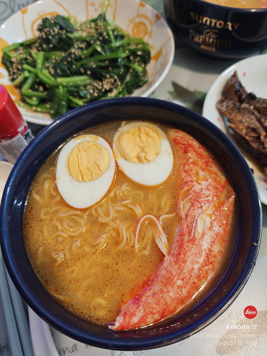 TinHoBlogger's tweet photo. 7/28 （火）
👨🏼‍🍳お疲れ様です✨今晩の簡単な夕食👌😋

#うちごはん 
#ほうれん草
#簡単料理 
#インスタントラーメン 
#夫婦生活 https://t.co/YNNzVjtvBC