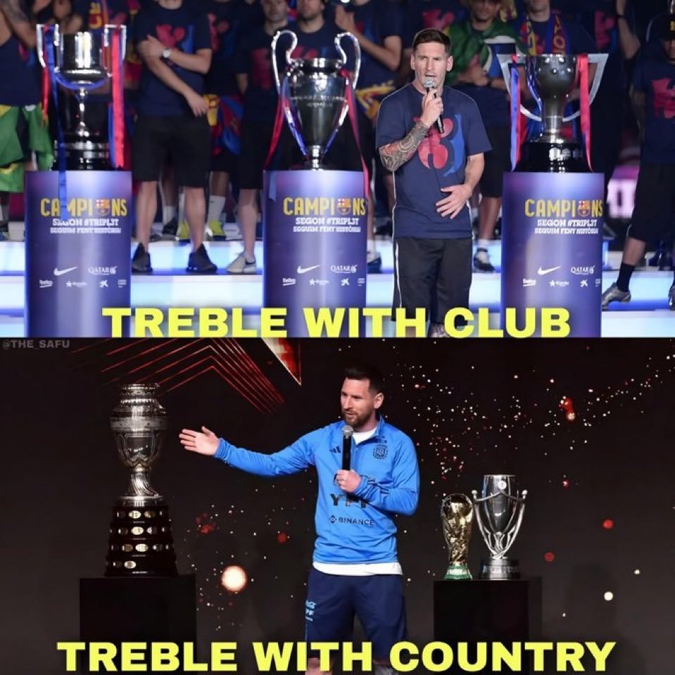 GoodluckObinn4's tweet photo. Show me Cristiano Ronaldo's treble at club level, I'm waiting.

Show me Cristiano Ronaldo's treble with his country, I'm also waiting. 

Ronaldo fans has 48hrs to respond. https://t.co/SYifON5laT