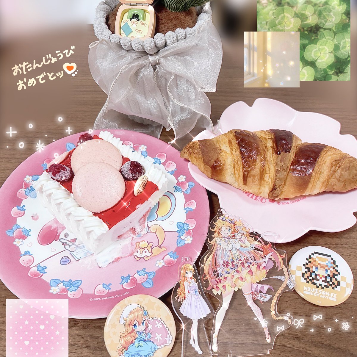 Comichisaaaan's tweet photo. 従者が運ぶキラキラなデザート⋆⭒˚.⋆🎂 

江良ちゃん、お誕生日おめでとう
#御伽原江良誕生祭2026
#御伽原江良生誕祭2026
#スンドゥベヌメロンチョ https://t.co/GXxVIEpkI6
